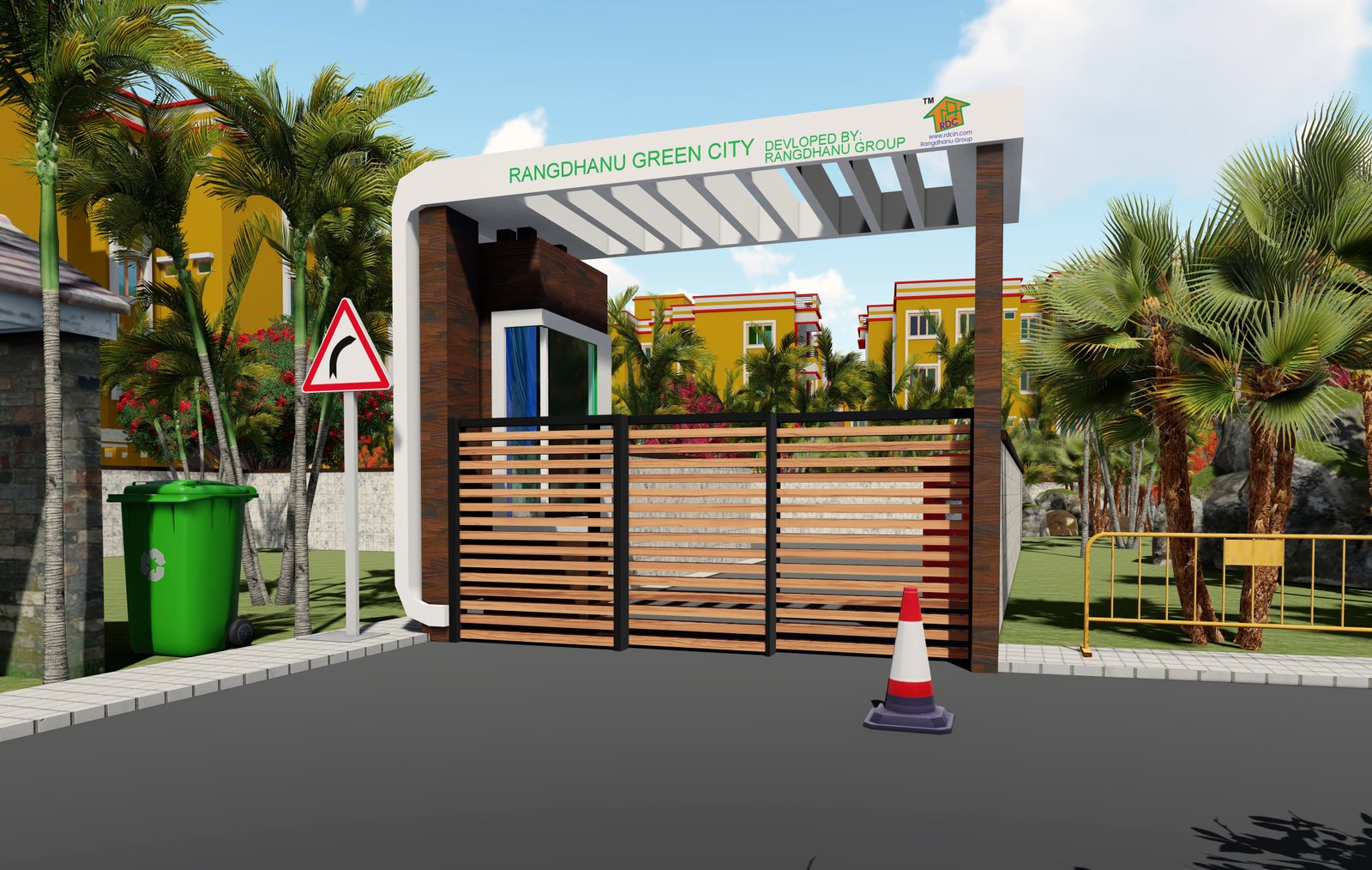 Grand Entrance Gate & 24x7 Security Arch